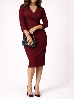 Burgundy Sheath